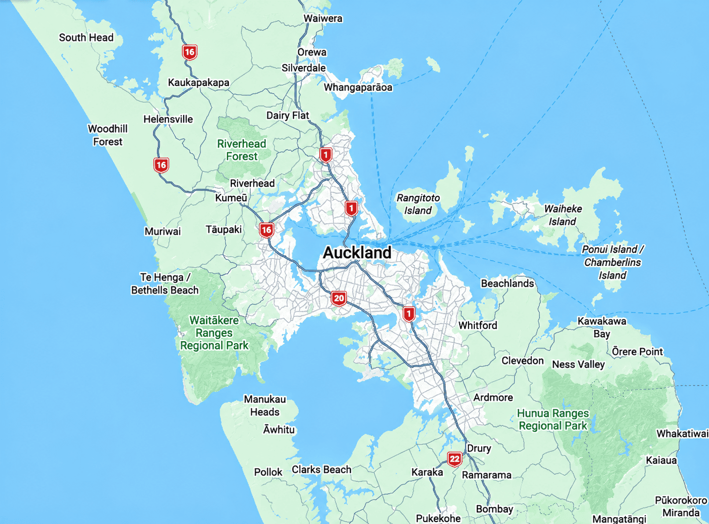 LoadRevive Image - Auckland Map